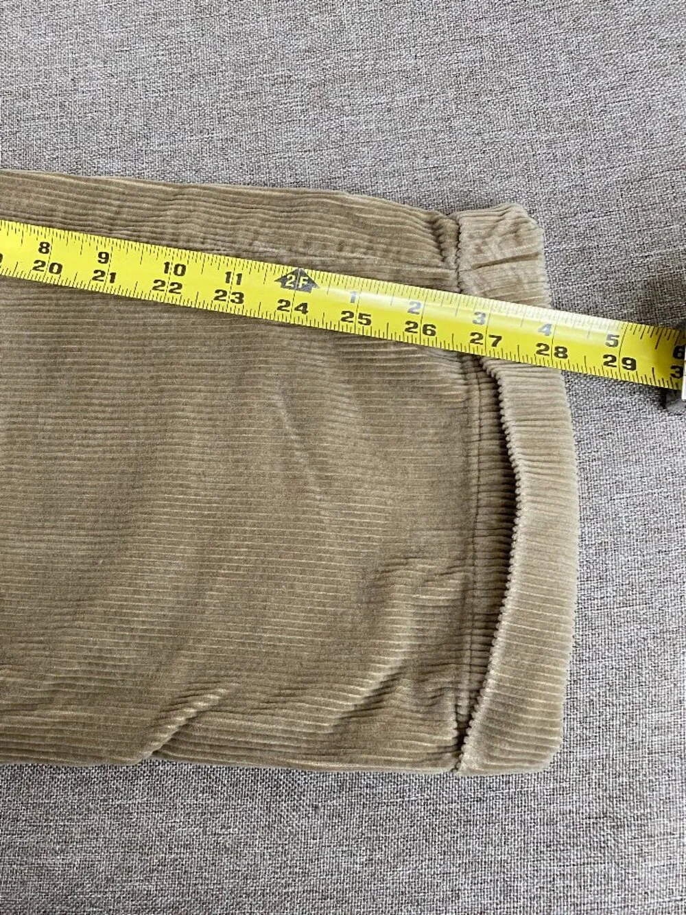 VTG Nautica Rigger Classic Fit Corduroy Dress Pants Men's 36 x 30 Mid Rise Brown